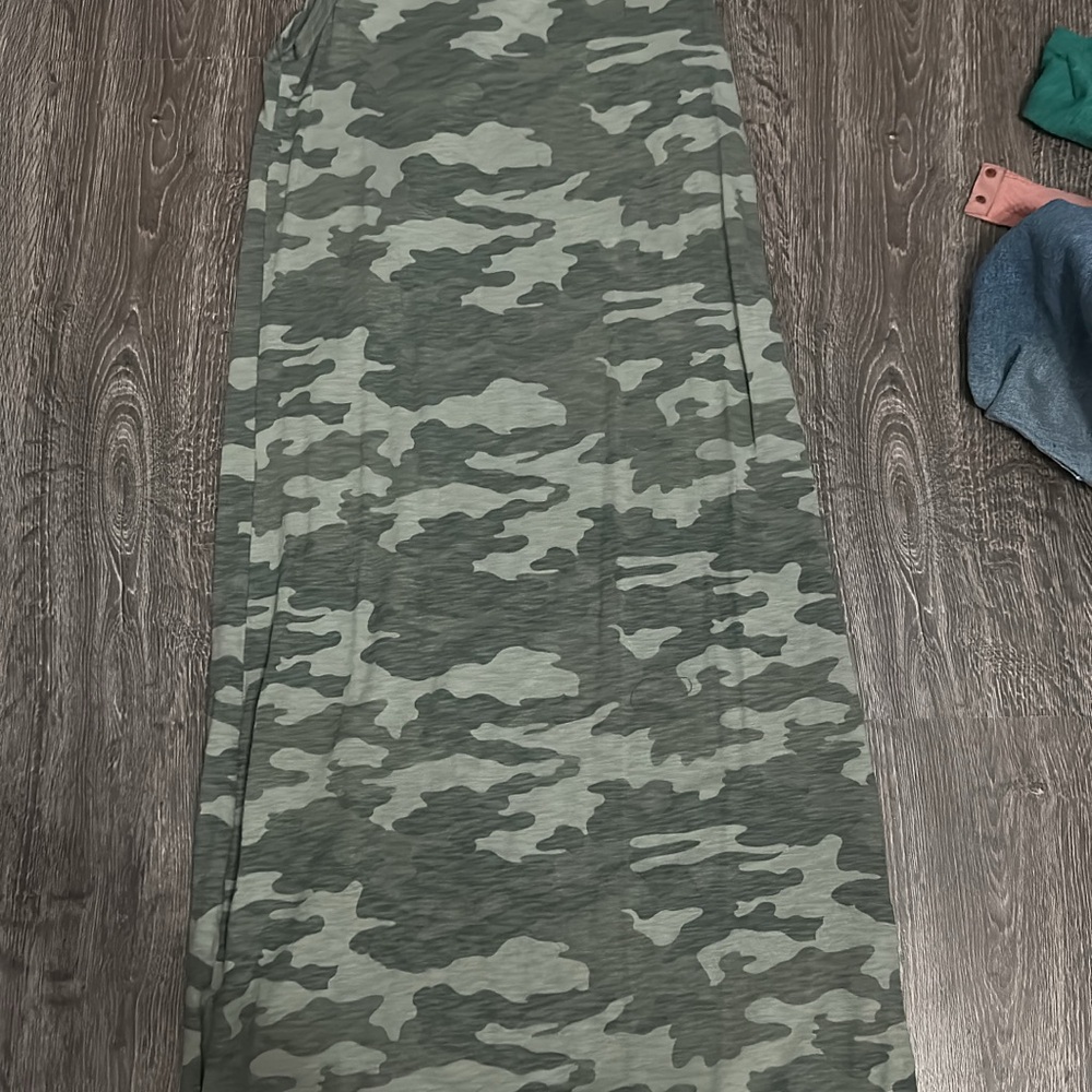 Camo Green Women's maxi dress